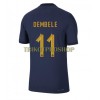 Original Fußballtrikot Frankreich Ousmane Dembele 11 Heimtrikot WM 2022 Für Herren